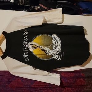 Vintage 1987 Whitesnake USA Tour Raglan